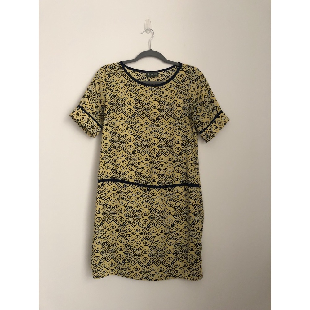 Maude Boho print shift dress